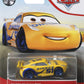Disney Car Toys Dinoco Cruz Ramirez, Miniature, Collectible Racecar Automobile Toys Based on Cars Movies, for Kids Age 3 and Older, Multicolor