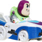 Hot Wheels RacerVerse, Set of 4 Die-Cars 1:64 Scale Toy Cars Optimized for Driving on Tracks with Pop Culture Characters as Drivers