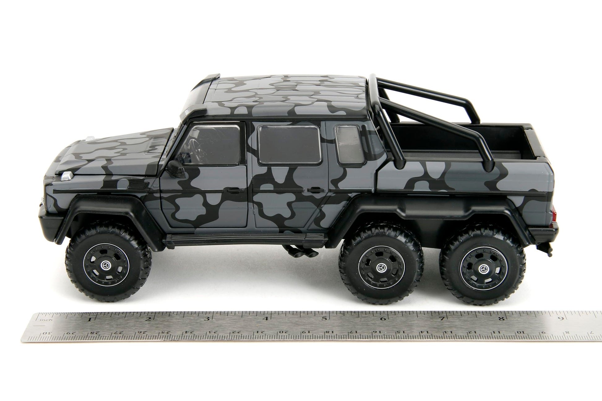 Jada Pink Slips 1:24 W6 Mercedes Benz AMG G63 Die-Cast Car, Toys for Kids and Adults(Grey Camo)