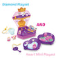 Pinky Promise Gemmy Friends Diamond Palace Pretend Play with Two Playsets and Wearable Toy Jewelry - Princess Jewelry Toys - 80 Gems to Collect