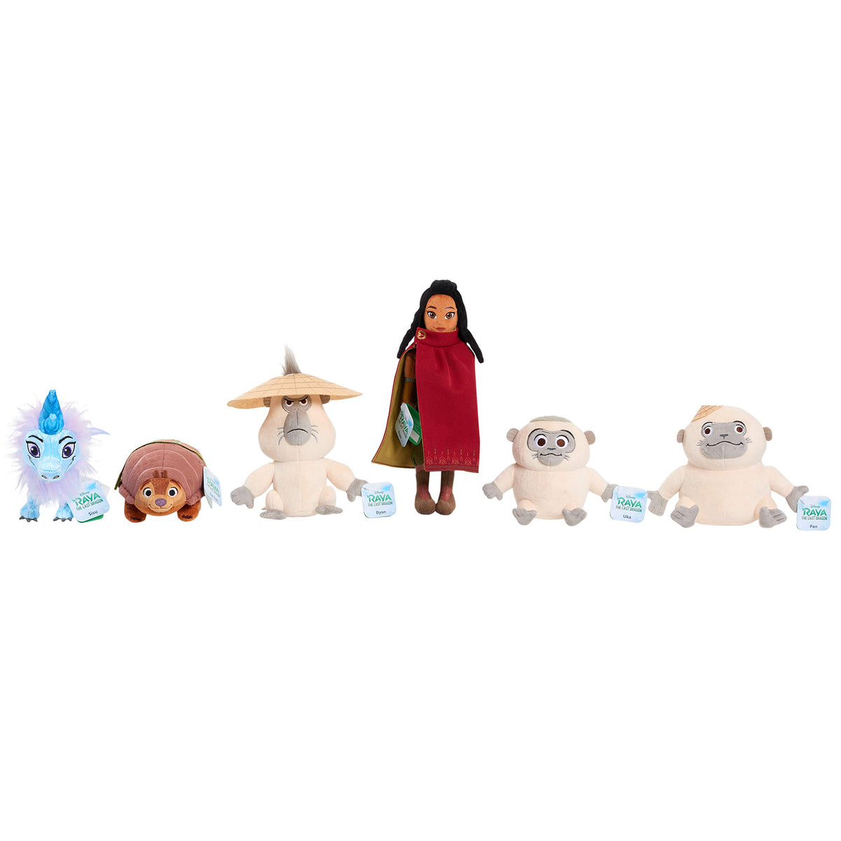 Disney's Raya and the Last Dragon 8-Inch Small Dyan Soft Plush, Stuffed Ongi Monkey, Kids Toys for Ages 3 Up by Just Play