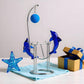 Sunnytech Dolphins Kinetic Art Balancing Decompression Decompressive Science Psychology Home Office Decor Desk Decor (WJ121 HL04 Dolphins Toy)