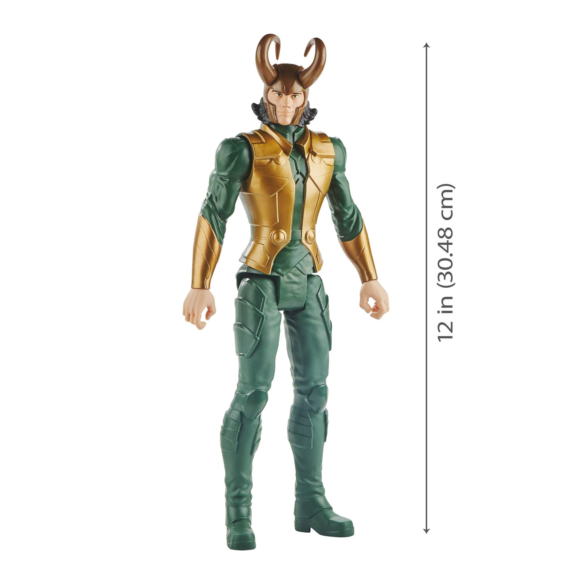 Marvel Avengers Titan Hero Series Blast Gear Loki Action Figure, 12" Toy, Inspired by The Marvel Universe, for Kids Ages 4 & Up