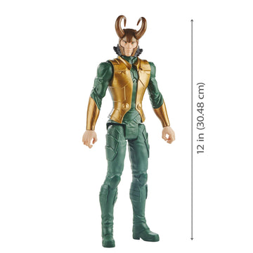 Marvel Avengers Titan Hero Series Blast Gear Loki Action Figure, 12" Toy, Inspired by The Marvel Universe, for Kids Ages 4 & Up