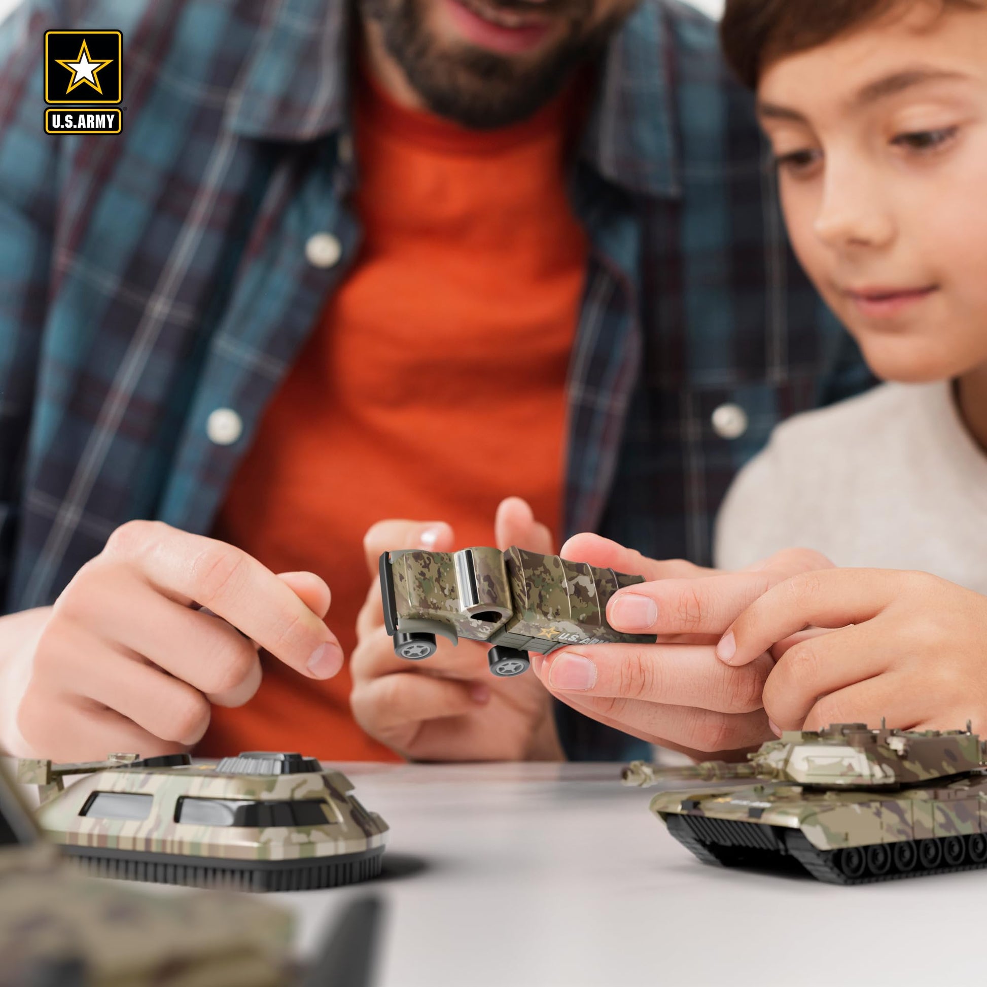Lollipop US Army Die-Cast Vehicle Set - 6 Military Vehicles for Toddlers & Kids, Army Trucks, Jeeps, Recon Force Toys for Boys Age 4-7, Officially