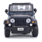 Maisto Plastic Jeep Wrangler Rubicon Diecast Vehicle (1:27 Scale), Metallic Blue