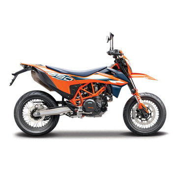 Maisto KTM 690 Motorcycle (2023) - 1:12 Scale - Incredibly Detailed Die-Cast Replica Collectible Motorcycle Model