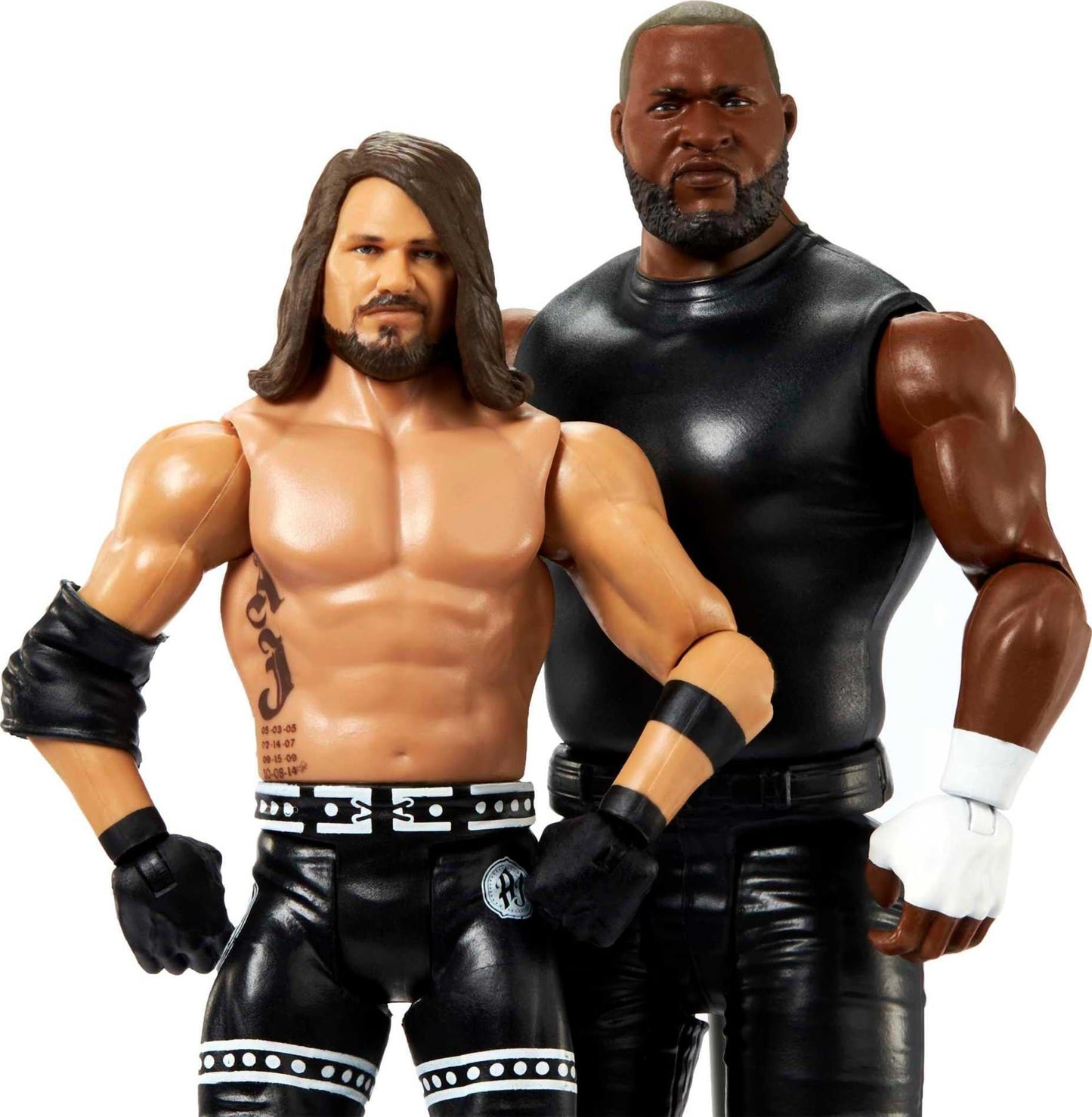 Mattel Jeff Hardy vs AJ Styles Championship Showdown 2-Pack 6-inch Action Figures Friday Night Smackdown Battle Pack for Ages 6 Years Old & Up