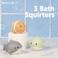 Jool Baby 15-Piece Bathtub Toys Gift Set with Bath Toy Storage Organizer