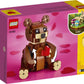 LEGO Valentine’s Brown Bear 40462 Building Kit (245 Pieces)