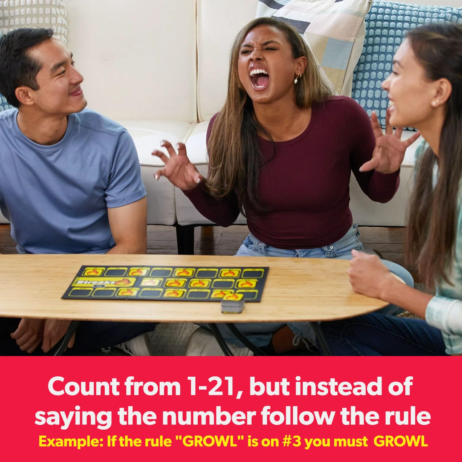 Buffalo Games - Streaks - Adult Party Game - New Game Night Classic - Electronic Light Up Board - Adult Fast Paced Race Against The Clock Counter