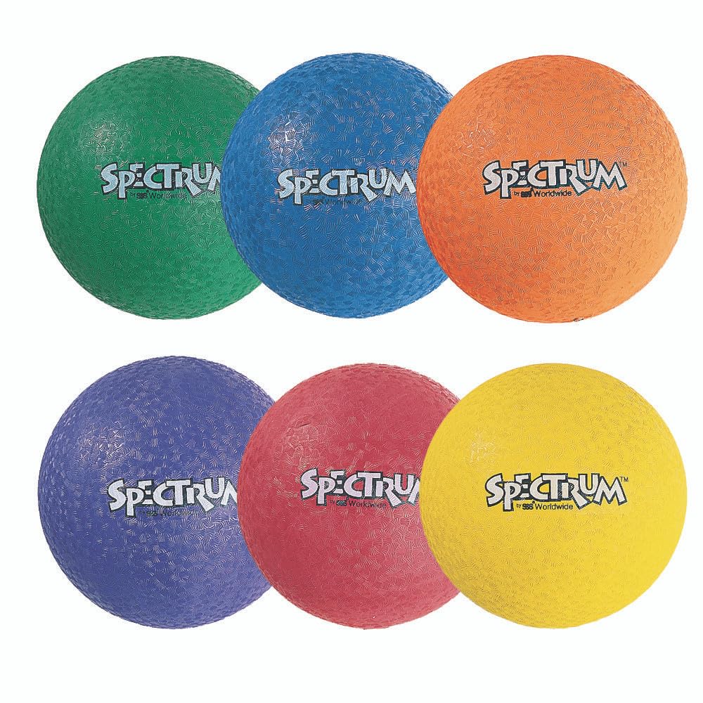 S&S Worldwide Spectrum Playground Balls Set, 10 inch, Multi-Color