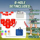 tmlfep Outdoor Golf Bucket Yard Games - Chipping Game for Adults - Portable Multi-Scene Bucket Golf (Pack of 6)