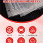 4 Pocket Trading Card Binder, Waterproof Cards Collection Binder with 50 Removable Sheets for 400 Cards Storage, Card Holder Book for TCG,MTG(Red)