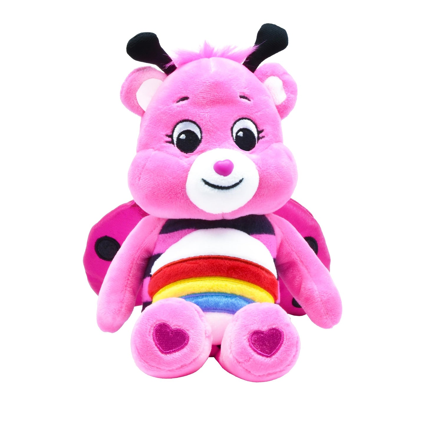Care Bears Spring Theme Ladybug Cheer Bear Fun-Size Plush - Perfect Stuffed Animal Holiday, Birthday Gift, Super Soft and Cuddly - Good for Girls