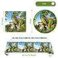 Tyrannosaurus Rex Party Tableware Set,20 Plates and 20 Napkins and Tablecloth71 '' x 42 '' Jurassic Dinosaur Party Supplies ForKids Birthday Party
