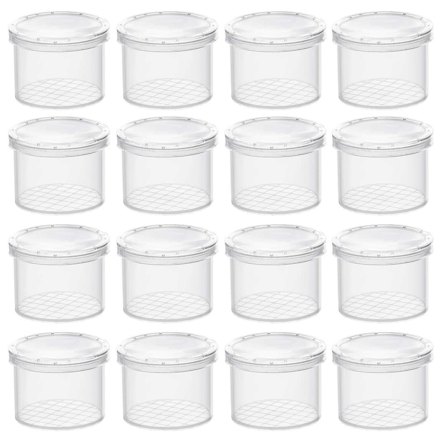 Coopay 16 Pieces Bug Viewer Critter Insect Cage Magnifying Insect Box Bug Magnifier Container Catcher Cage, Science Nature Exploration Tools