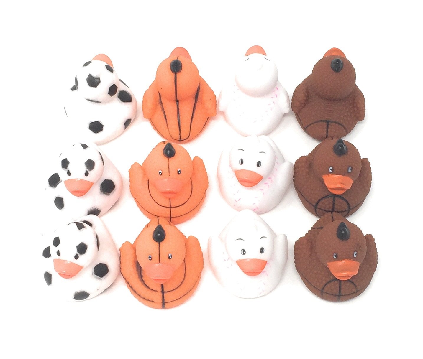 U.S. Toy Small Sports Ball Rubber Ducks