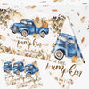 3Pcs Little Pumpkin Tablecloths Fall Baby Shower Decorations, A Sweet Little Pumpkin is On The Way Table Covers Baby Shower Table Cloths for Boy