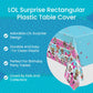 Multicolor LOL Surprise Rectangular Plastic Table Cover - 54"x84" (1 Count) | Durable & Easy-to-Clean, Perfect for Kids Birthday Parties & Special