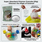 Super Absorbent Polymer Granules (Sodium Polyacrylate) - 50g Bag for Amazing Science Experiments, Disappearing Water Magic Tricks, and Sensory Play |
