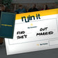 Adult Party Board Game RUIN IT Hilariously Funny Game for Ages 18 +