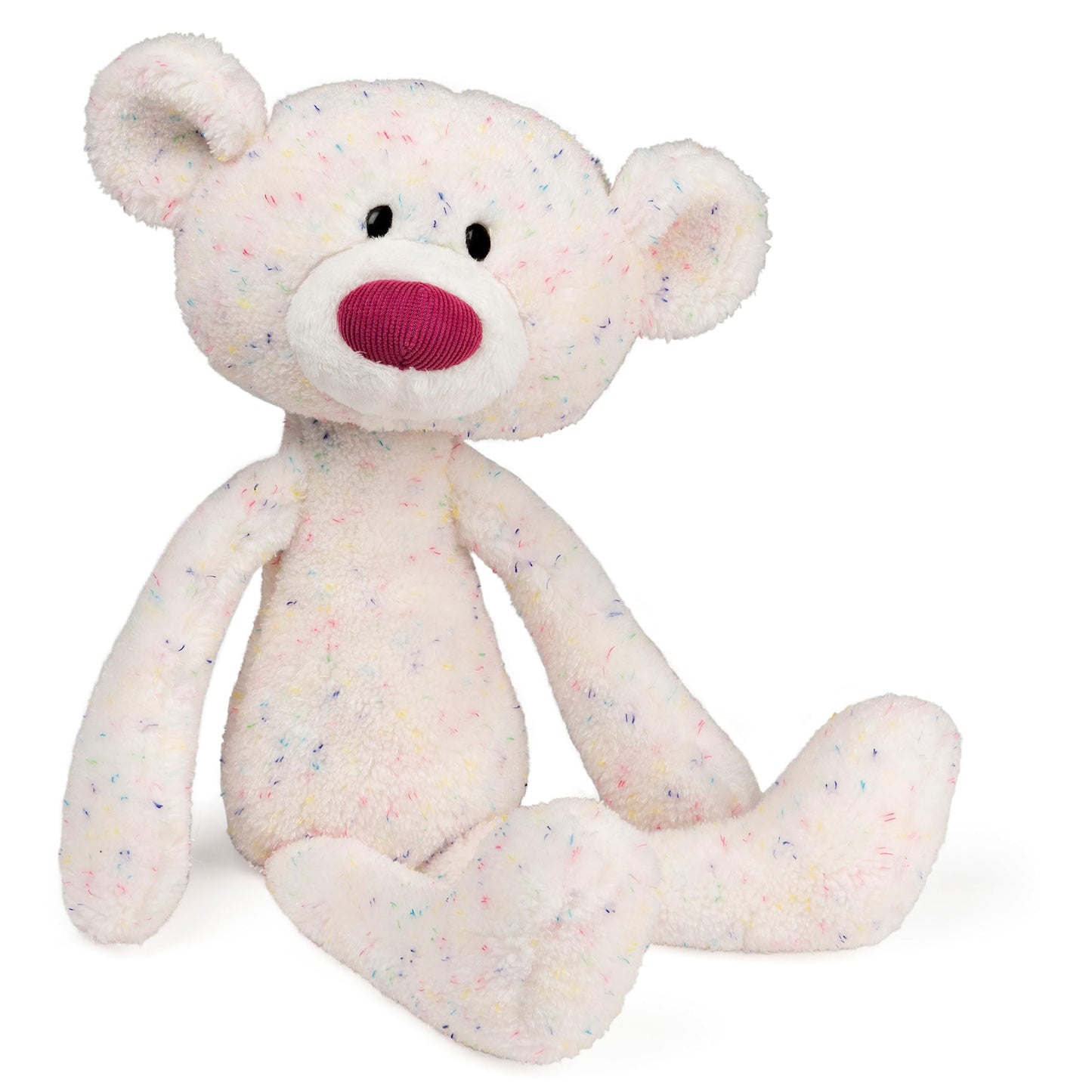 GUND Toothpick Confetti, Teddy Bear Stuffed Animal for Ages 1 and Up, Rainbow, 15”