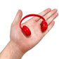 Doll Accessories for 17cm LABB Dolls(No Doll) - Red Headphones, Shoes & Knit Crossbody Bag Set for Dolls 3D Printed Gift Outfit Gear