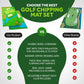 Battle Golf Game - Dual-Sided Mat, Realistic Course Design & Scoring System, Adjustable Height Clubs - Thick Grass-Like Chipping Mat