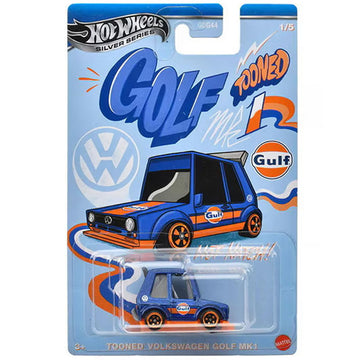 Hot Wheels Silver Series Volkswagen Golf MK1, Toon'd Series 1/5, 1:64 Scale Diecast