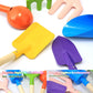 6 PCS 8" Kids Gardening Tools, Metal Beach Sandbox Digging Toys with Sturdy Wooden Handle, Safe Backyard Snow Sensory Playset Including Cylinder