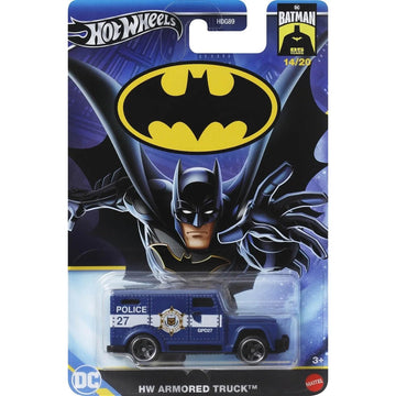 Hot Wheels HW Armored Truck, Batman 85th Years 14/20 [Blue]