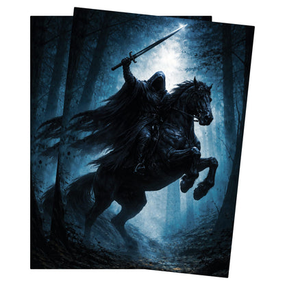 MTG Sleeves by Arcanum Industries, 103 Matte Card Sleeves for Magic The Gathering & TCG - Premium Shuffle Feel & Borderless Art with Black Interior