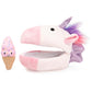 GUND Plush Pod - Unicorn with Ice Cream, 9.5"