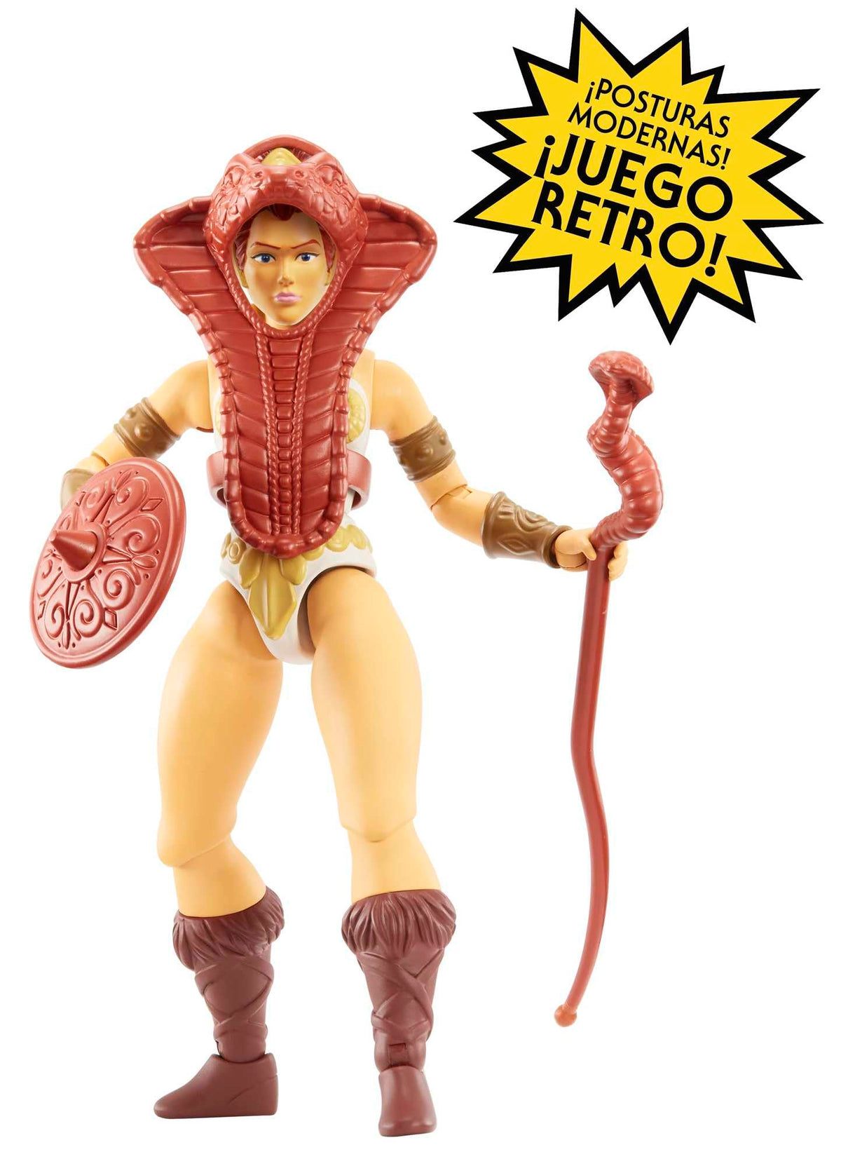 Masters of The Universe Origins Teela 5.5-in Action Figure, Battle Figure for Storytelling Play and Display, Gift for 6 to 10-Year-Olds and Adult