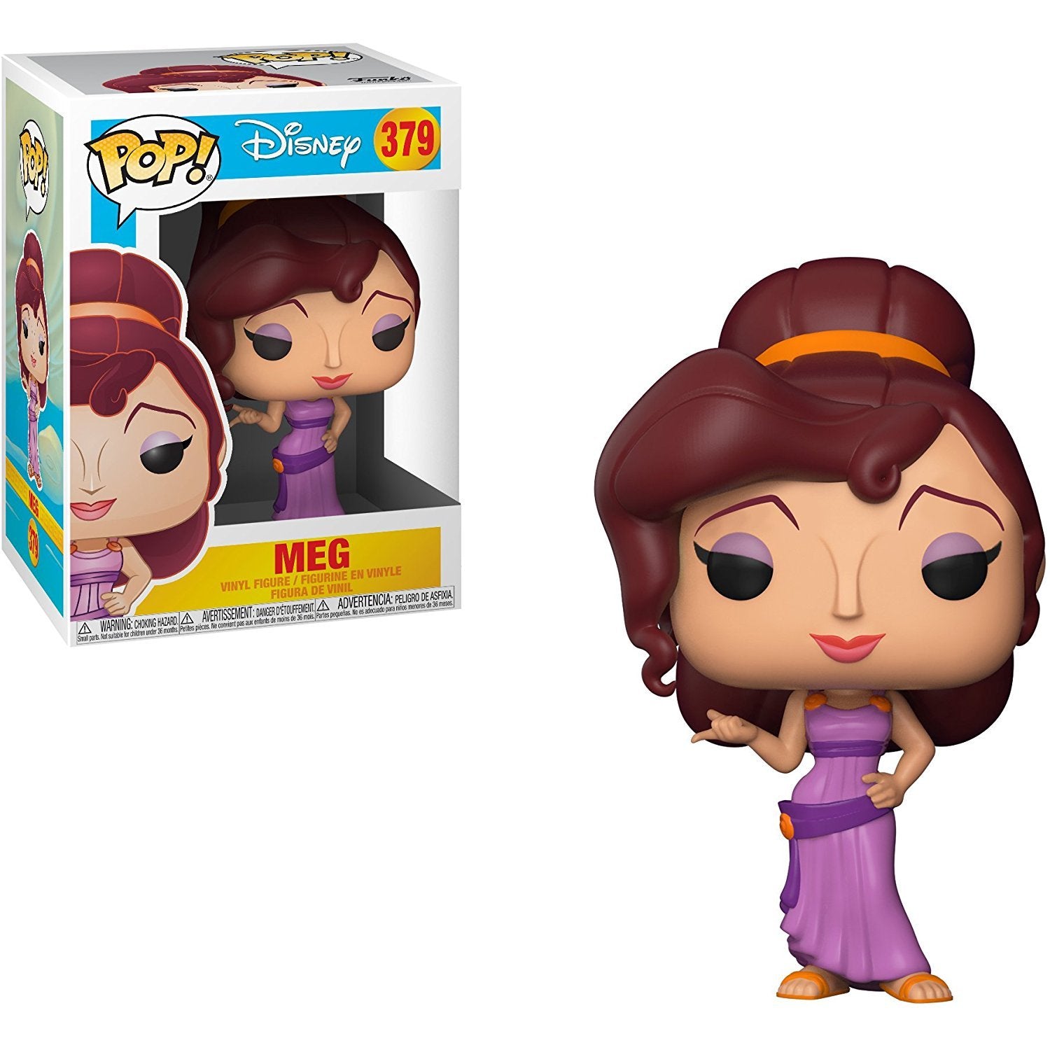 Funko Pop! Disney: Hercules - Meg Vinyl Figure (Bundled with Compatible Box Protector Case), Multicolored, 3.75 inches