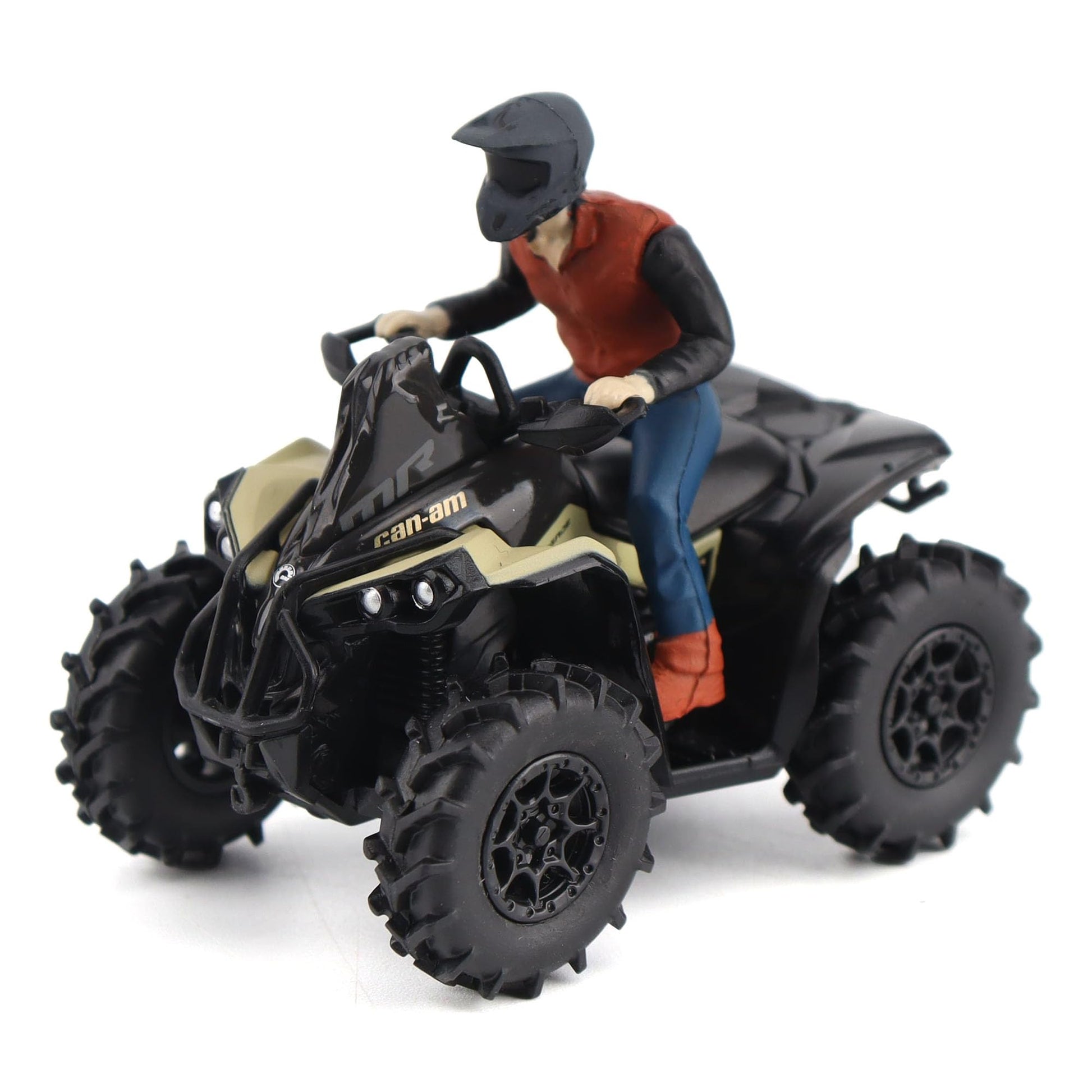 Diecast Masters BRP Bombardier Models 1:32 Scale Diecast Replica Can-Am Renegade X mr 1000R, Desert Tan & Carbon Black | Item 60011