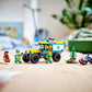 LEGO 40582 City 4x4 Off-Road Ambulance Rescue Limited Edition 2023 Set 6+ 162 Pieces with Cool Off-Road Vehicle and 3 Minfigures, Yellow Green and Red