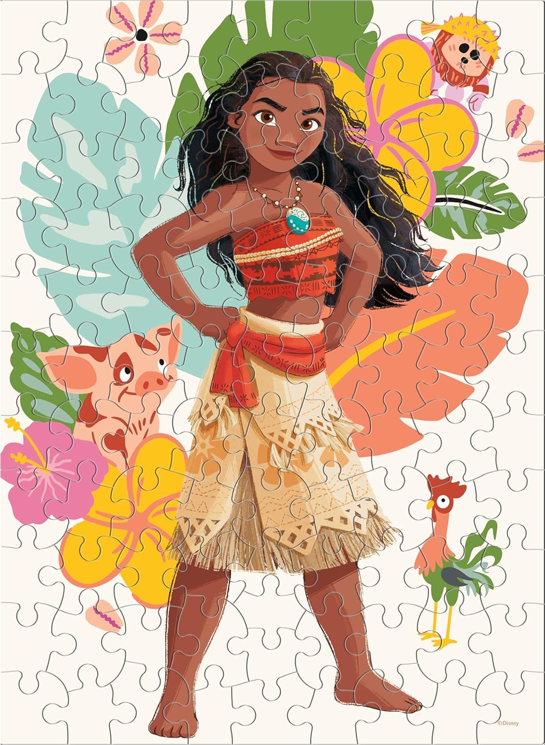 Ceaco - Disney - Moana - Glitter Puzzle - 100 Piece Jigsaw Puzzle