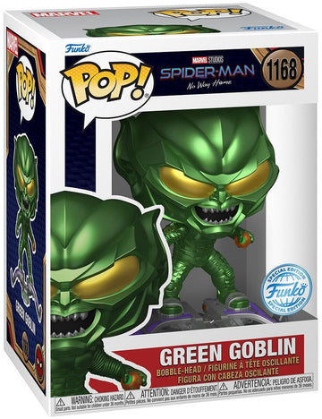 Pop! Marvel: Spider-Man: No Way Home - Green Goblin Special Edition Metallic Exclusive #1168 (Regular)