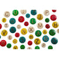 READY 2 LEARN Coconut Letters - Uppercase - Set of 52 - Natural, Hand Made Counters for Kids - Use for Crafts and Spelling Activities