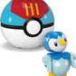 MEGA Pokémon Action Figure Building Toys Set, Poké Ball 2-Pack, Togepi and Piplup with 41 Pieces, for Kids