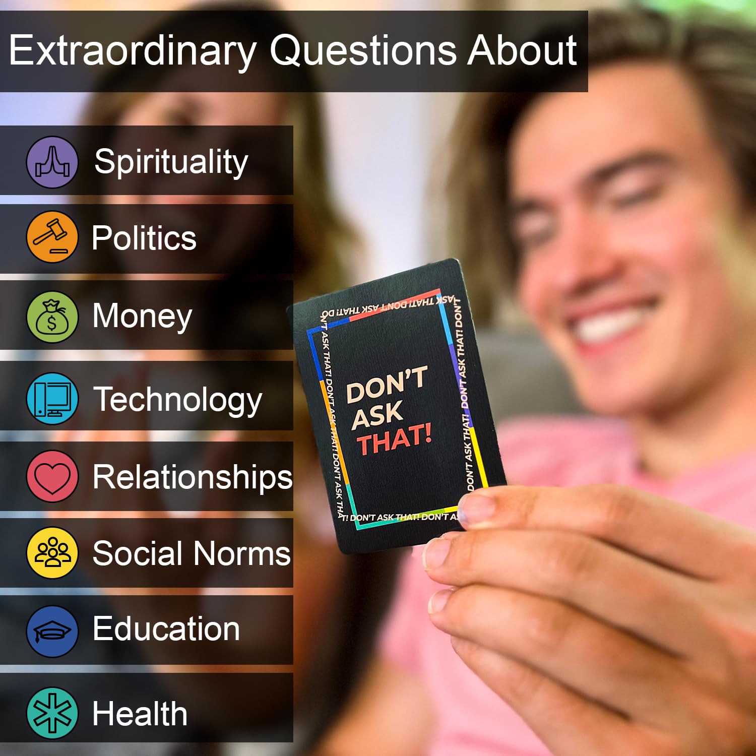 da Vinci's Room Don't Ask that - 150 Fun Conversation Cards for Couples, Families, Adults and Mature Teens that Skip The Icebreakers | Conversation