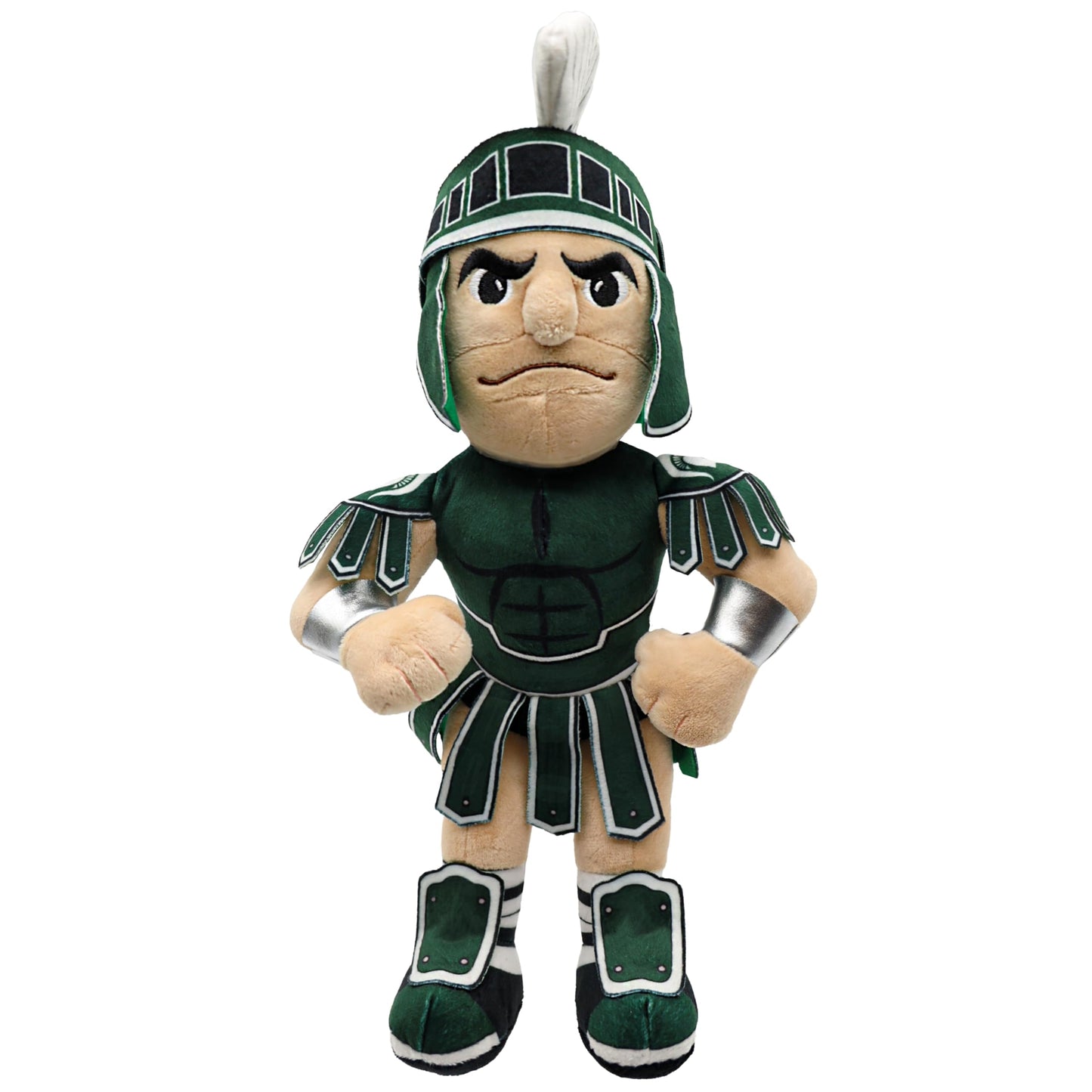 Plushible Michigan State Spartan Plush Figure - 14 Inch Mascot Stuffed Toy for Kids & Adults, Perfect for Collectors, Playtime, Imaginative Play