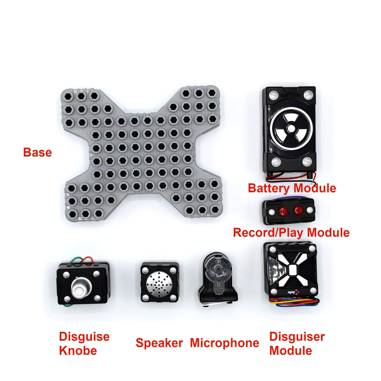SpyX DIY Voice Disguiser - Fool Your Enemies! STEM Educational Science Kit to Make Your Own Real-Working Spy Voice Changer. Do It Yourself Electronic