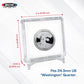 BCW 2x2 Snap Holder - 25 ct Quarter Case | Archival Safe Protector | Crystal Clear Polystyrene Display Box | Ideal for US Washington Quarters |