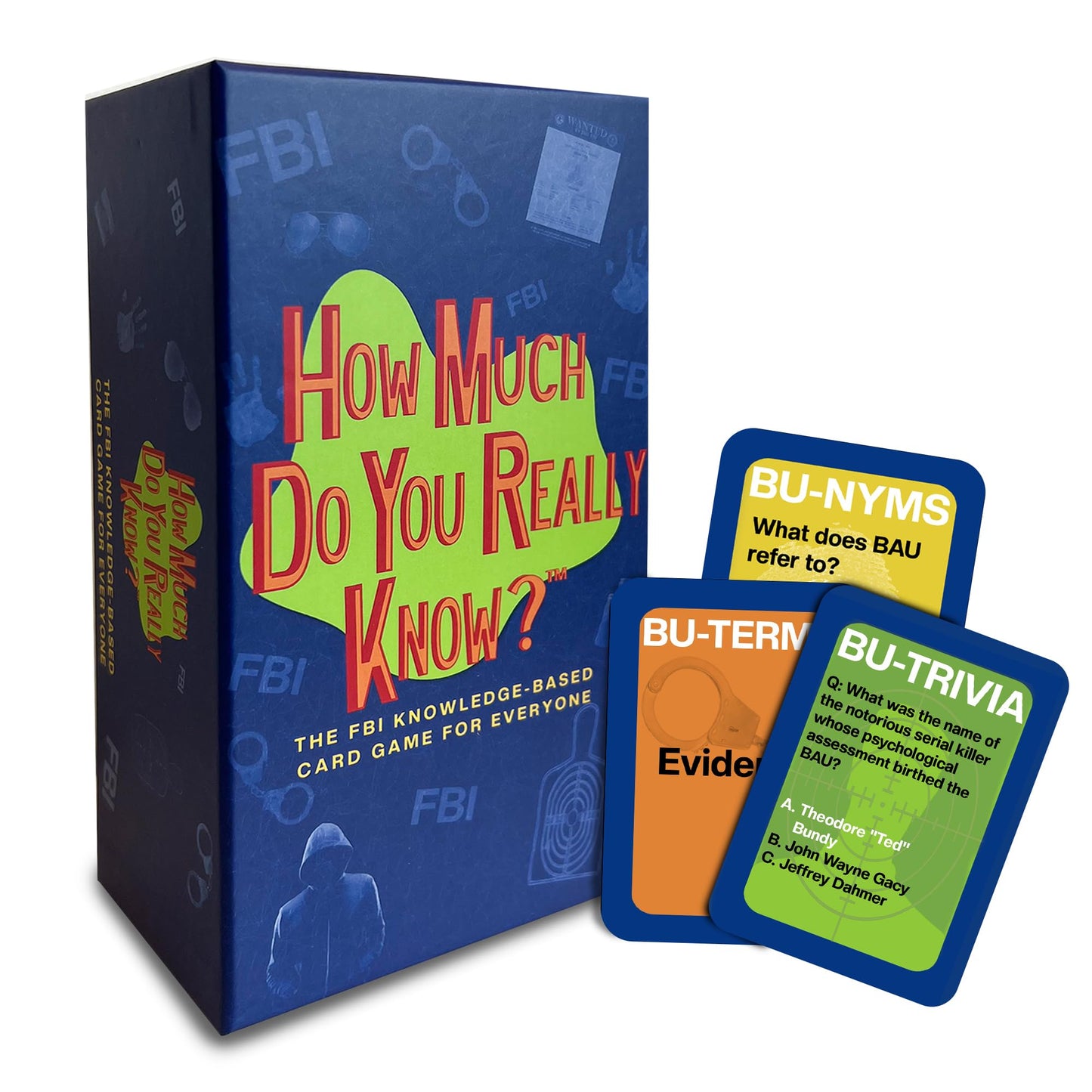 How Much Do You Really Know? FBI Trivia Card Game for Parties & Game Night