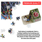 Advent Calendar Jigsaw Puzzle 1000 Pieces - Christmas Cheer by Vermont Christmas Company - Count Down to Christmas Jigsaw Puzzle - Use Year After Year
