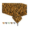 Adirasenotek 3Pack Tiger Stripe Tablecloths Party Decoration Animal Theme Tablecloths Jungle Table Cover 3D Print Table Cover for Jungle Party