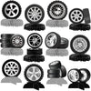 12Pcs Race Car Centerpieces for Tables - Classic Car Birthday Decorations Classic Car Party Decorations Wheel Tire Centerpieces Decor for Car Themed